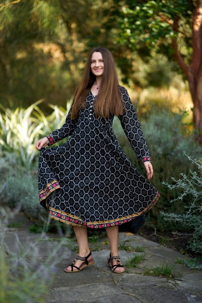 Bohemian print dress