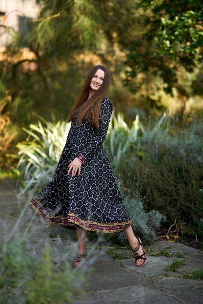 Bohemian print dress - Image 3