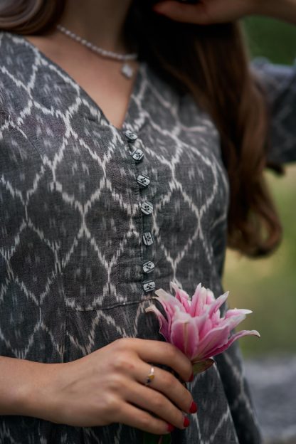 Artistic printed dress - Image 8