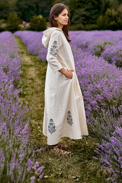Hooded Button Dress - Image 5