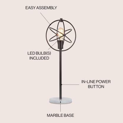 Atom Cage Modern LED Table Lamp - Image 5