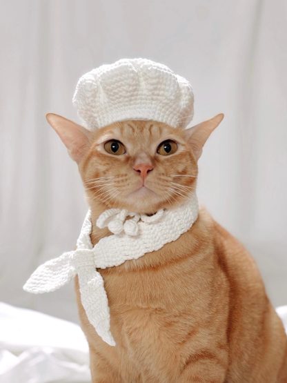 French Cat Chef Hat - Image 5