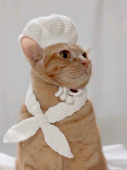 French Cat Chef Hat - Image 4