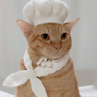 French Cat Chef Hat