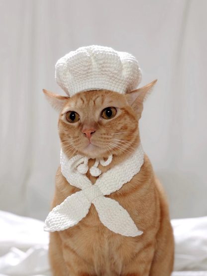 French Cat Chef Hat - Image 2