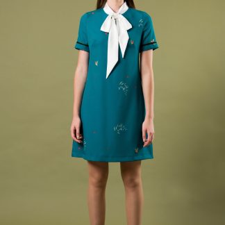 Women's Tie Midi Dress