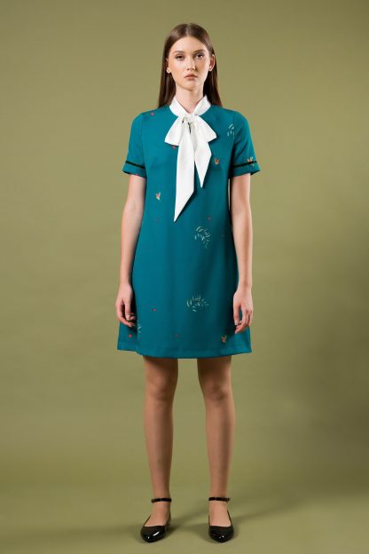 Women's Tie Midi Dress