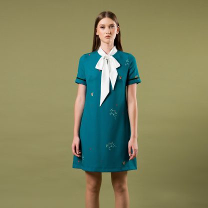 Women's Tie Midi Dress - Image 2