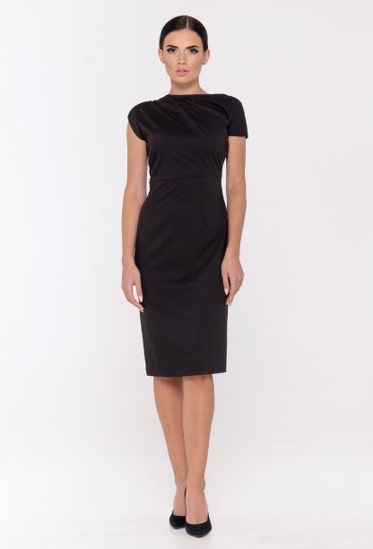 Women's asymmetrical little black dress - Image 3