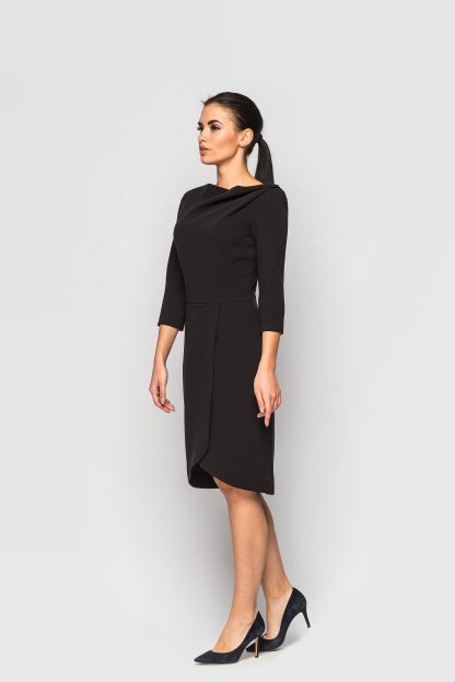 Women's black stylish dress - Image 3