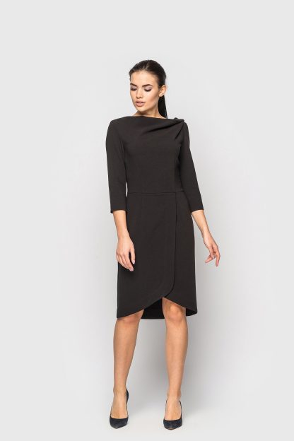 Women's black stylish dress - Image 4