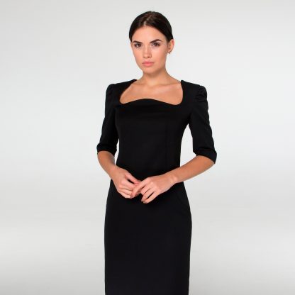 Women's chic little black dress - Image 2