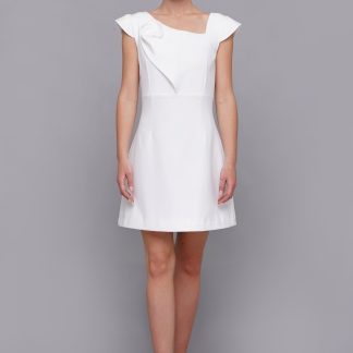 Women's elegant white dress