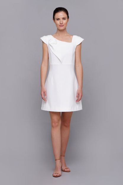 Women's elegant white dress