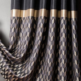 High-grade splicing jacquard curtains