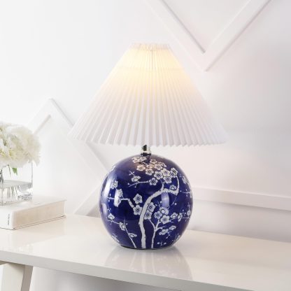 Classic Chinese style ceramic spherical LED table lamp - Image 4