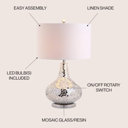 Mirror Mosaic LED Table Lamp - Image 7