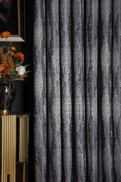 High-grade gray texture curtains - Image 7