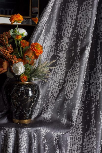 High-grade gray texture curtains - Image 4