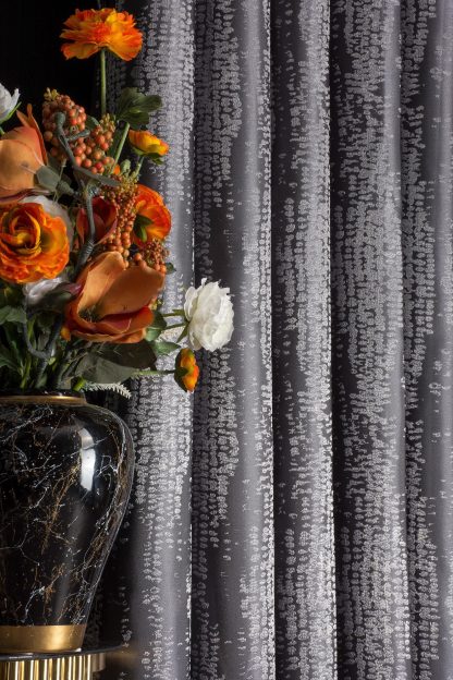 High-grade gray texture curtains - Image 3