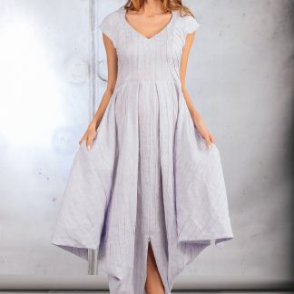 Light purple swing dress