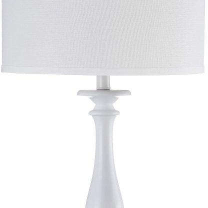 Classic white solid wood floor lamp - Image 5
