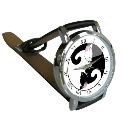 Yin Yang Cats Watch – Elegant Feline Harmony Edition - Image 2