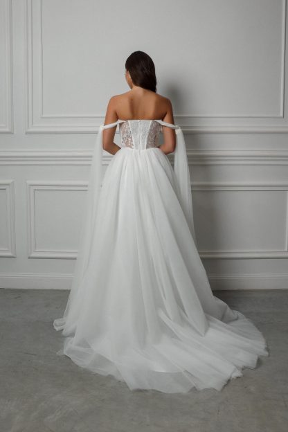 Lace Corset Wedding Dress - Image 7