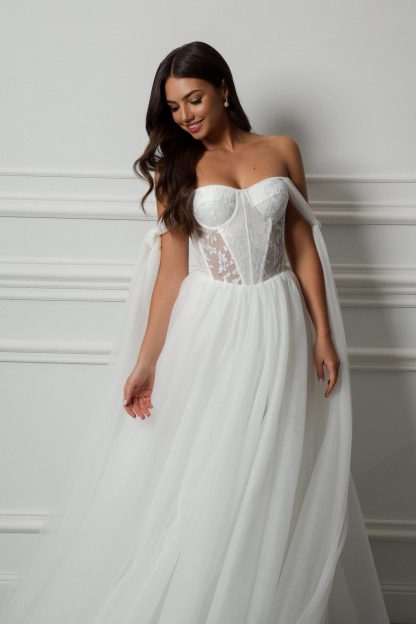 Lace Corset Wedding Dress - Image 5