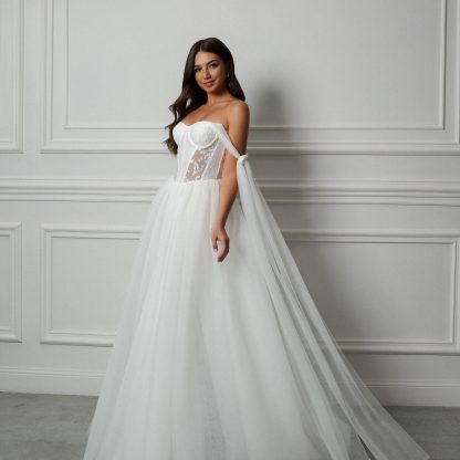 Lace Corset Wedding Dress - Image 2