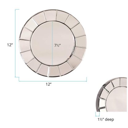 Round decorative wall mirror - Image 4