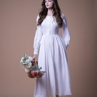 Vintage Linen Dress