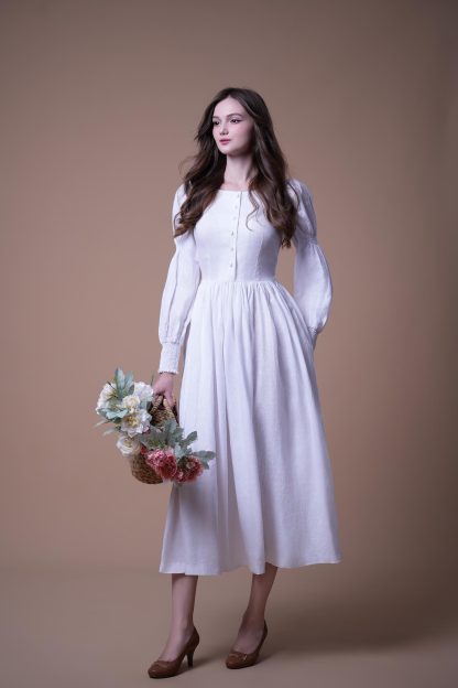 Vintage Linen Dress