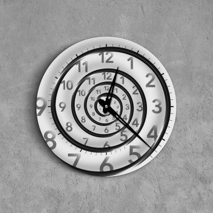 Mysterious spiral wall clock - Image 3