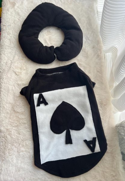 Ace of Spades Puppy Pet Costume - Image 5