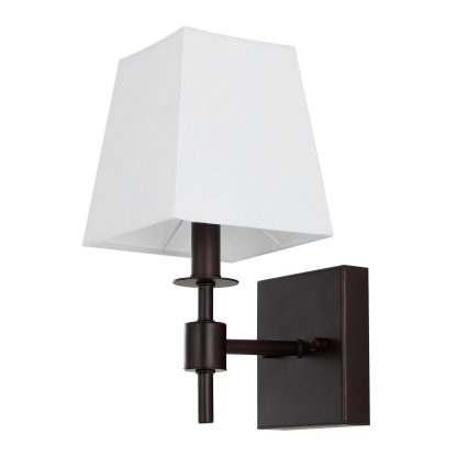 Modern Double Fabric Shade Wall Sconce - Image 5