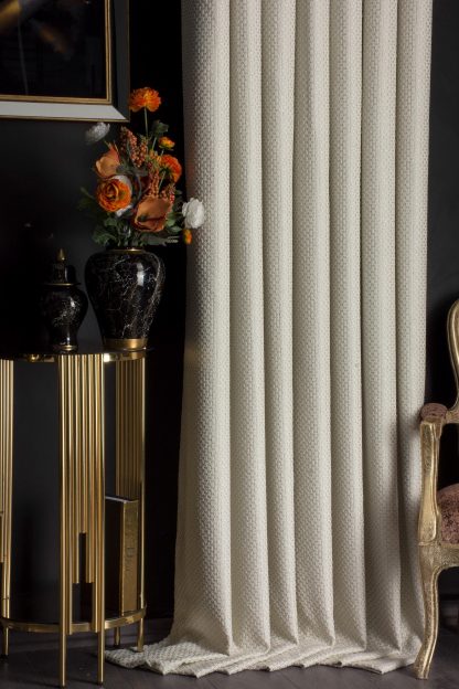 Embossed texture blackout curtains - Image 7