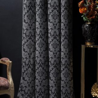 Vintage Jacquard Blackout Curtains