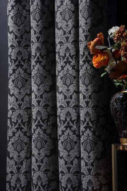 Vintage Jacquard Blackout Curtains - Image 3