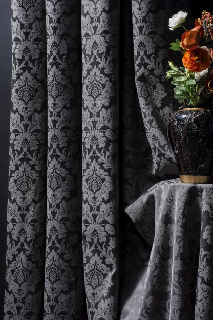 Vintage Jacquard Blackout Curtains - Image 2