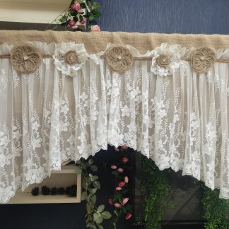 Lace bedroom curtains