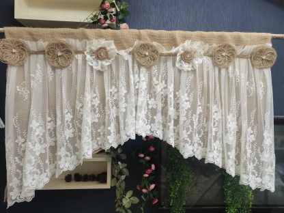 Lace bedroom curtains