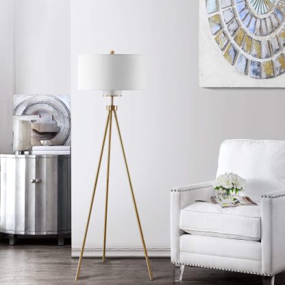Light luxury style golden tripod floor lamp - Image 5