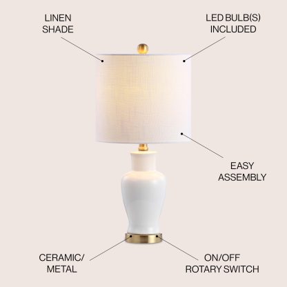 Ceramic/Iron Modern Classic LED Table Lamp - Image 5