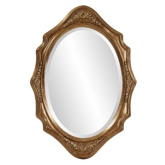 Silver Leaf Oval Wall Mirror