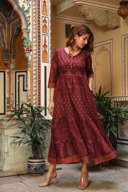 Fashionable cotton dress - Image 7
