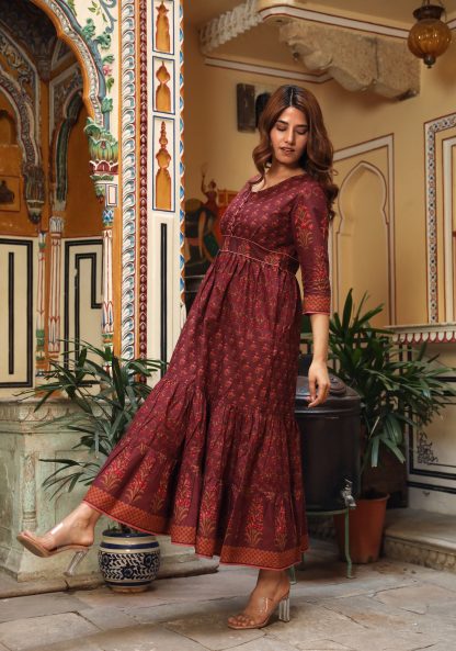Fashionable cotton dress - Image 6