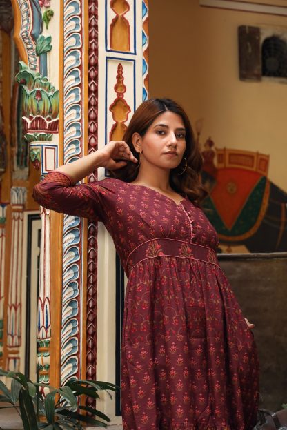 Fashionable cotton dress - Image 4