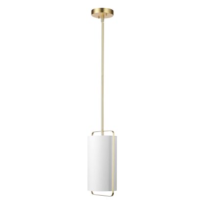 White and gold chandelier