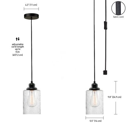 Single Light Plug-in Pendant Light - Image 7